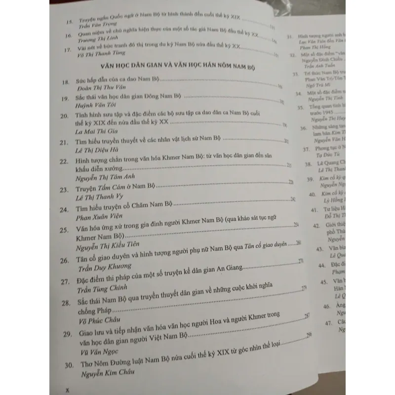 NHỮNG VẤN ĐỀ VĂN HỌC VÀ NGÔN NGỮ NAM BỘ 711741