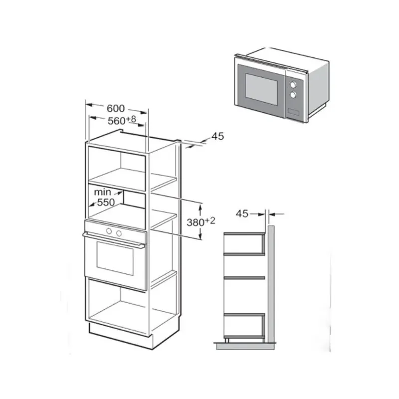 Lò vi sóng Q-Class 3MWB-25BTCGN 605032