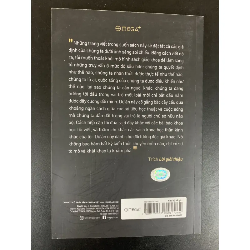 (Sách cũ) Não bộ kể gì về bạn - David Eagleman - Trần Tuấn Hiệp dịch  933427