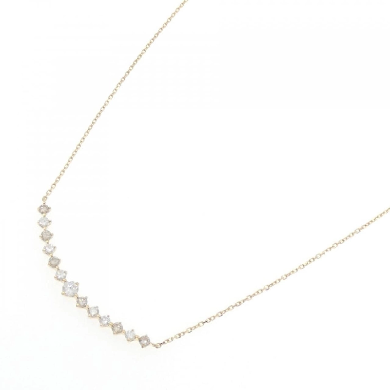 K18YG Dây chuyền kim cương 0.869CT - Hàng hiệu Chính hãng 846437