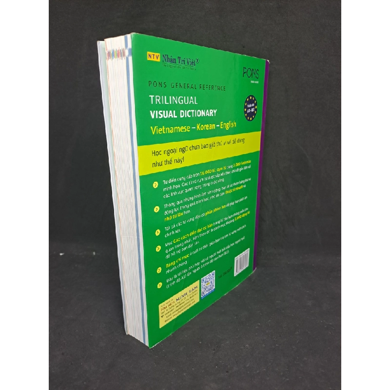 [59K/kg] Trilingual visual dictionary vietnamese Korean English mới 90% HCM1407 437075