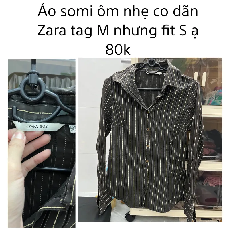 Áo zara tay dài ôm 40k 792600