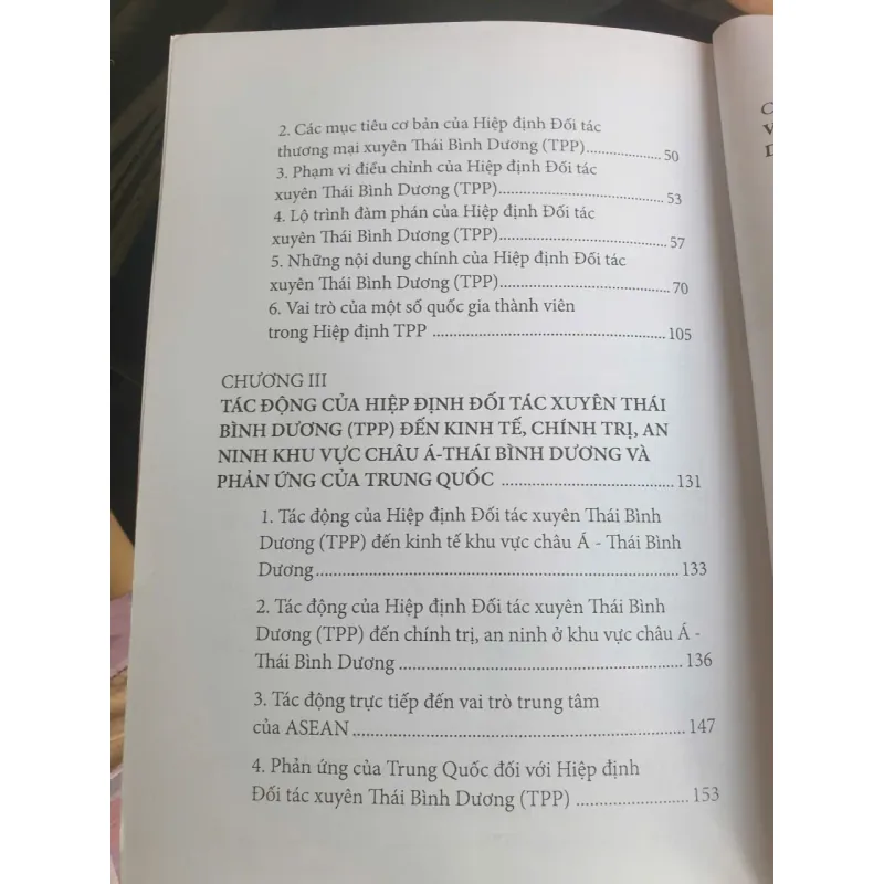 Sách Hiệp Định Đối Tác Xuyên Thái Bình Dương (TPP) Cơ Sở Hình Thành, Nội Dung - Nhà Xuất Bản Văn Hóa 643010