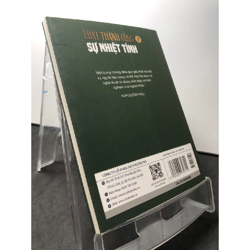 Luật thành công sự nhiệt tình 2024 mới 90% bẩn nhẹ Napoleon Hill HPB0709 KỸ NĂNG 450803