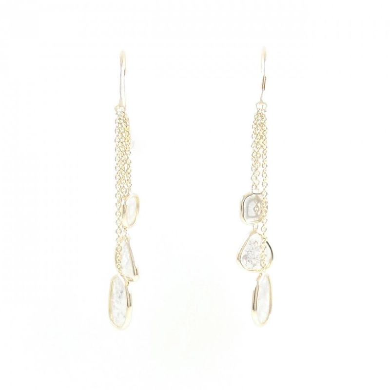 Bông tai kim cương 18KYG - Hàng hiệu Authentic 870903