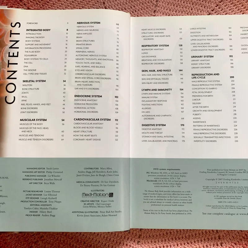 The Human Body Book: An Illustrated Guide to Its Structure, Function and Disorders. 646342