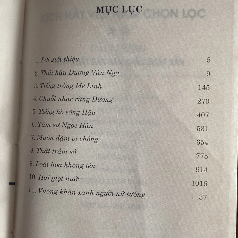 KỊCH HÁT VIỆT NAM CHỌN LỌC - CẢI LƯƠNG (XB 2002) 518856