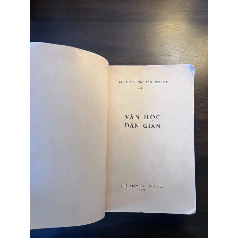 Hợp tuyển thơ văn Việt Nam - Văn học dân gian (xb 1972) 532044