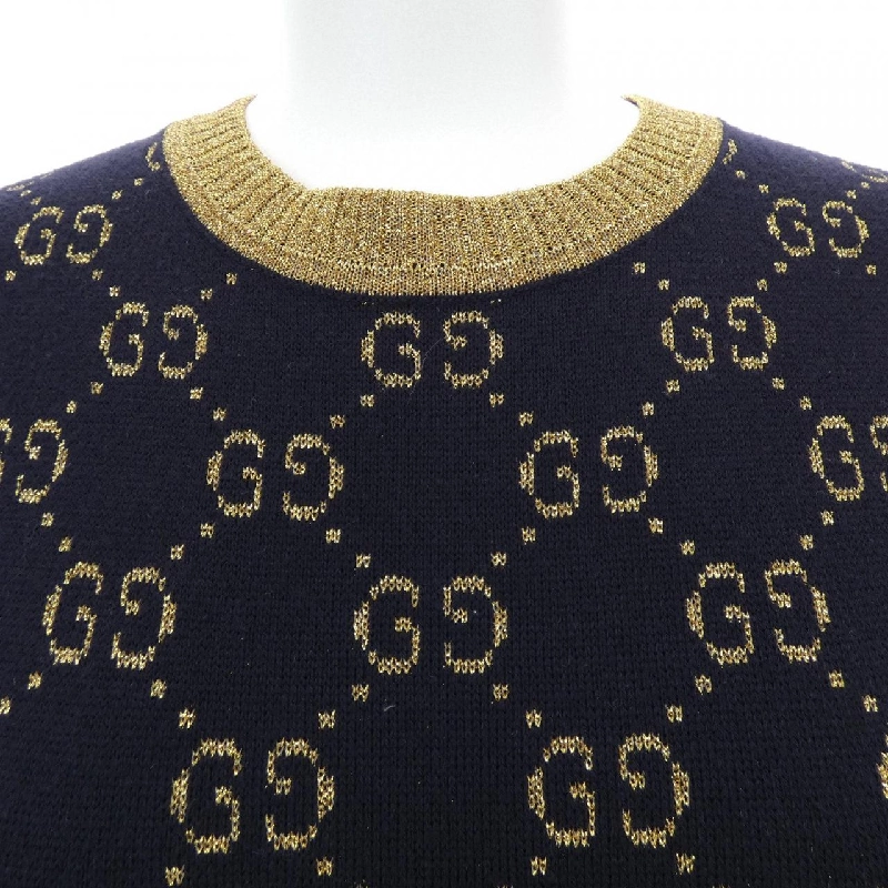 Gucci GG Cotton Lame Fabric Top 526759-X9W83 Knit - Hàng hiệu Authentic 774949
