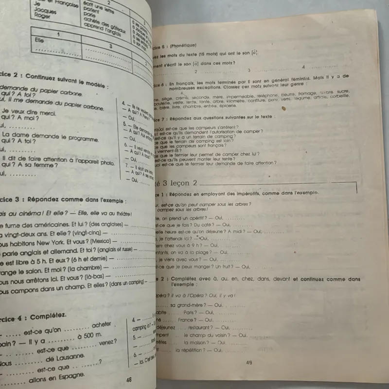 San frontieres 1: Exercices individuels 800672