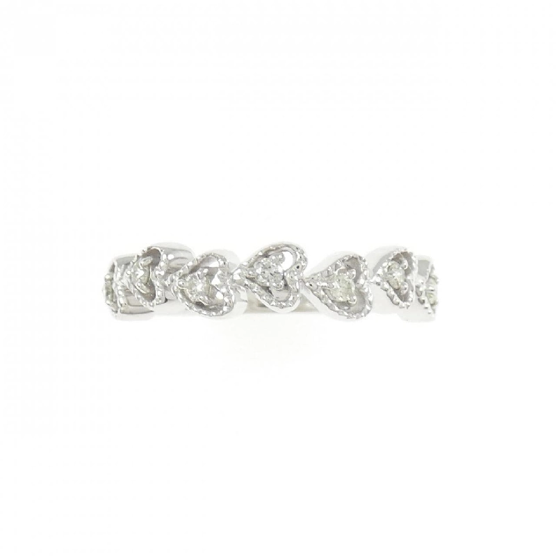 Nhẫn kim cương hình trái tim K18WG 669060