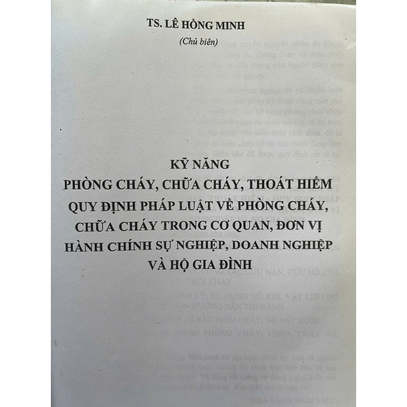 KỸ NĂNG PHÒNG CHÁY - CHỮA CHÁY - THOÁT HIỂM 528837