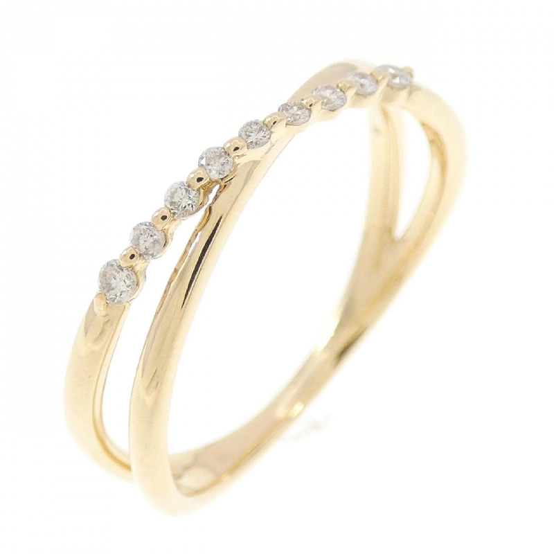 Nhẫn kim cương K18YG 668785