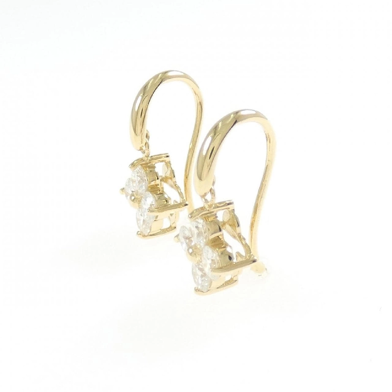 K18YG Bông tai hoa kim cương 1.00CT - Hàng hiệu Chính hãng 869806