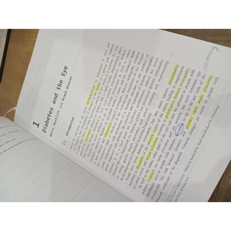 DIABETES : Chronic Complication - Kenneth M. Shaw & Michael H. Cummings 193868