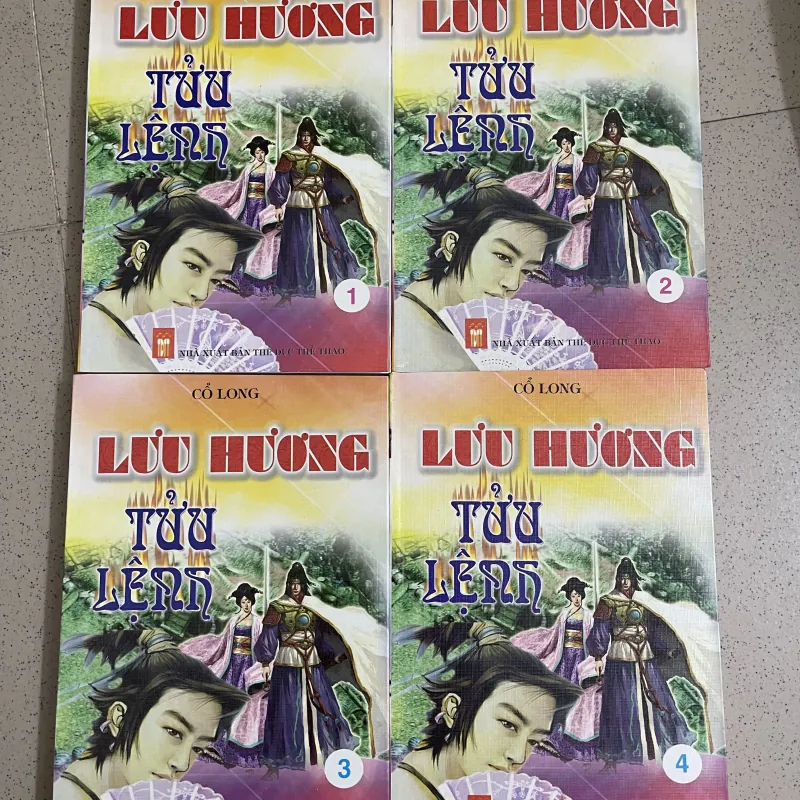 Trọn bộ 4 tập Lưu Hương Tửu Lệnh – Cổ Long (XB 2006) 931672