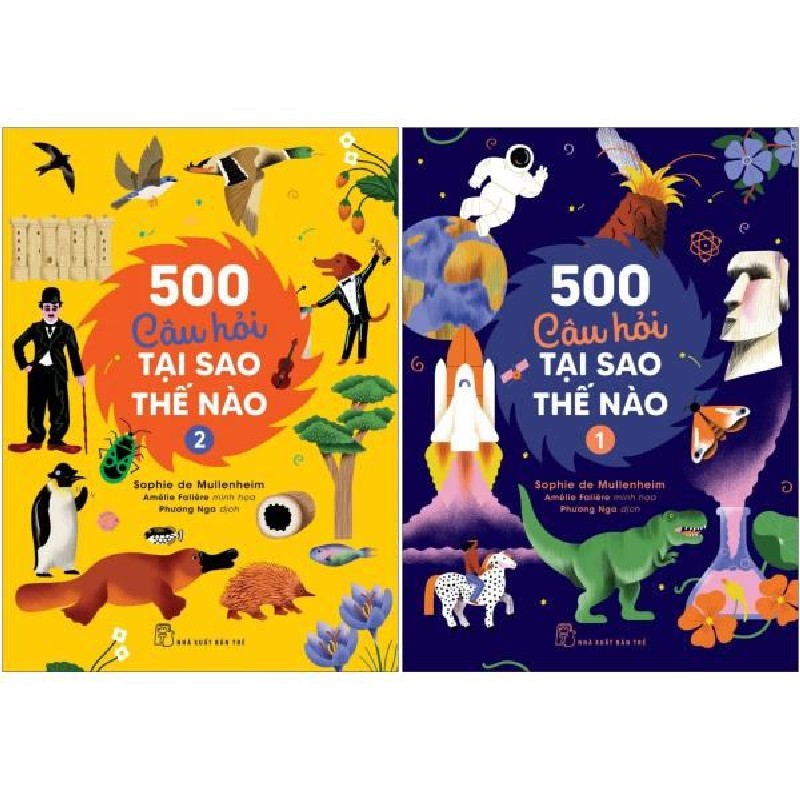 Combo Sách 500 Câu Hỏi Tại Sao-Thế Nào (Bộ 2 Tập) - Sophie de Mullenheim, Amélie Falière 84394