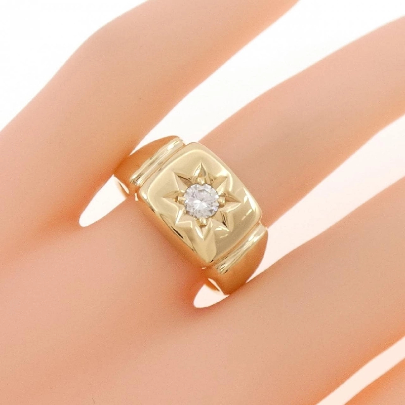 Nhẫn kim cương K18YG 0.217CT - Hàng hiệu Authentic 848781