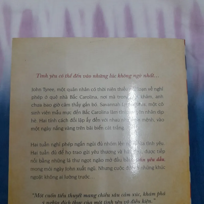 John yêu đấu Nicholas Sparks 573612