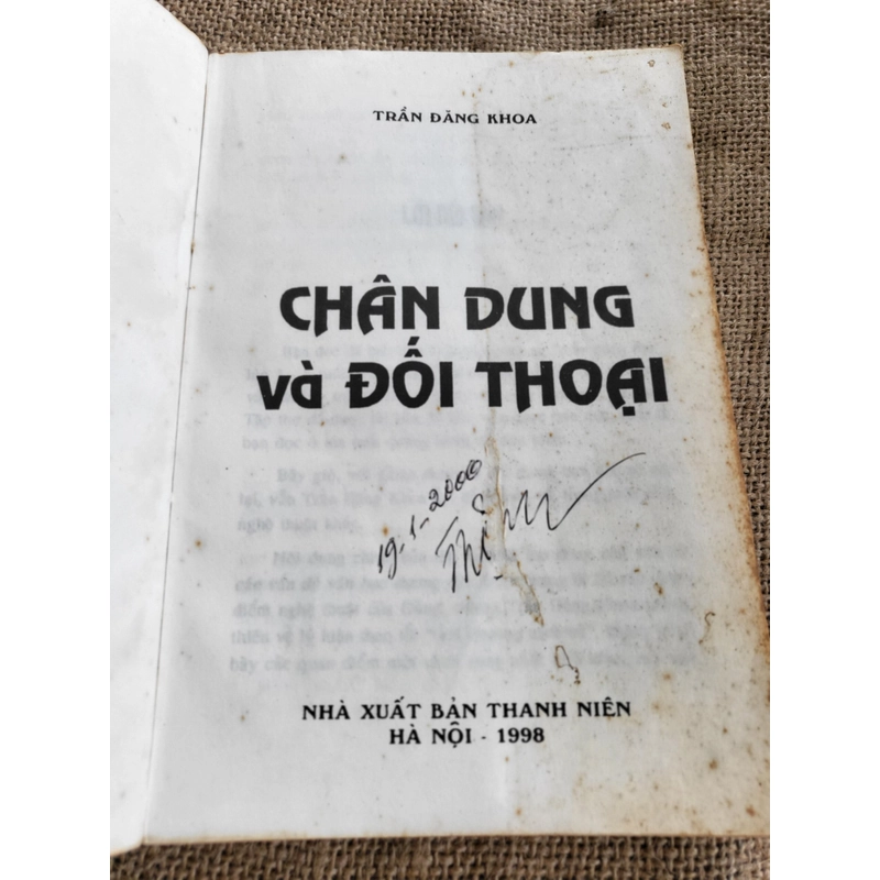 Chân,dung và đối thoại, Trần Đăng Khoa ( Phụ luc: Dư luận về Chân dung và đối thoại)  369308