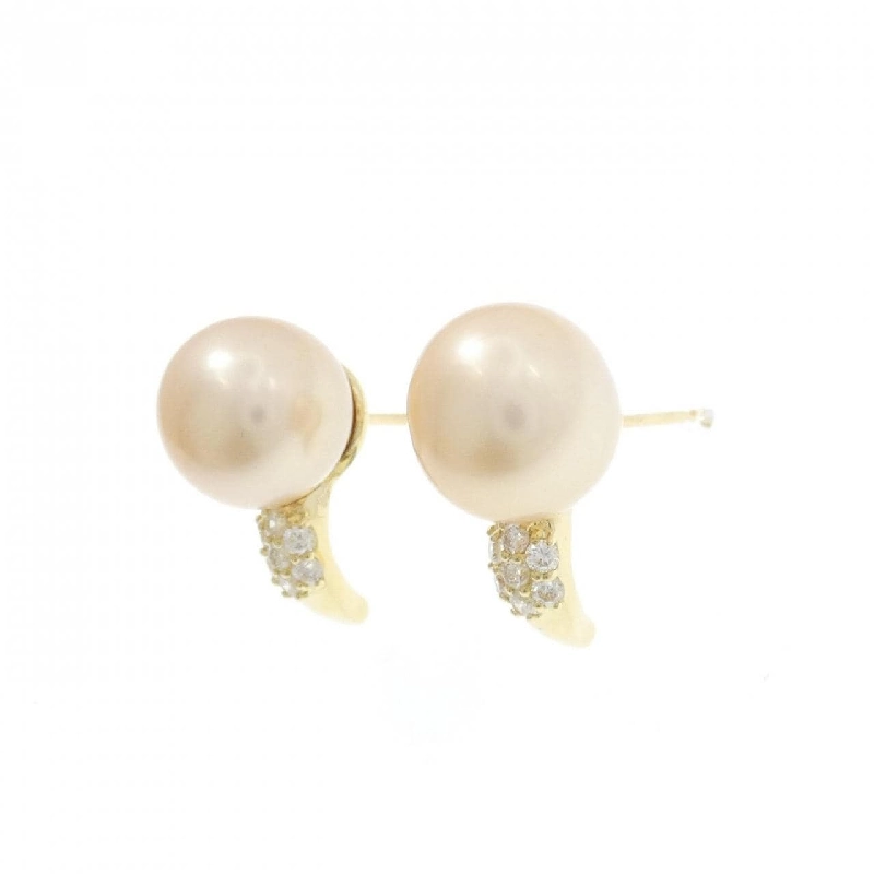 K18YG Bạch Ngọc Trai Bông Tai 9.9mm - Hàng hiệu Chính Hãng 862901