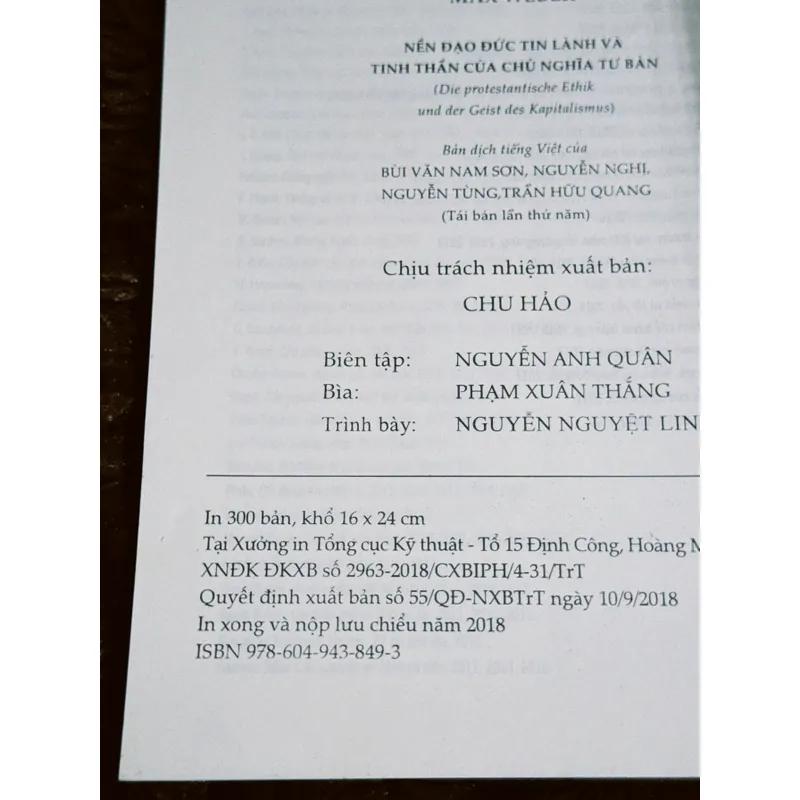 Nền đạo đức tin lành và tinh thần chủ nghĩa tư bản 697187