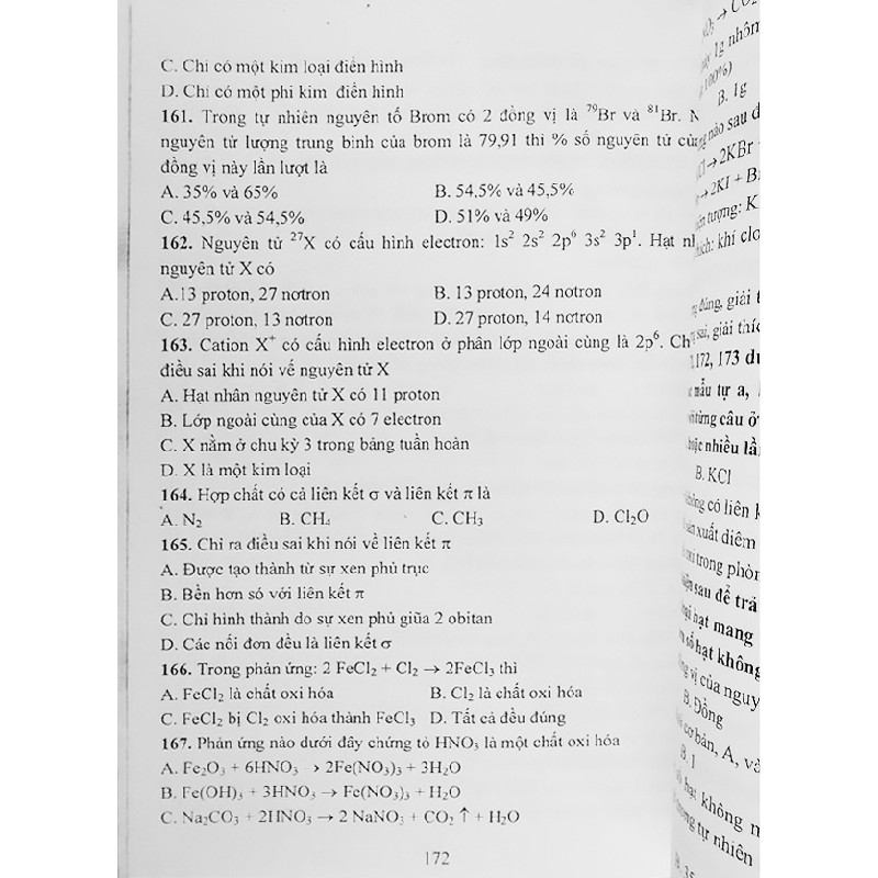 Tuyển tập 20 Đề thi Đại học Trắc nghiệm môn Hóa 18366
