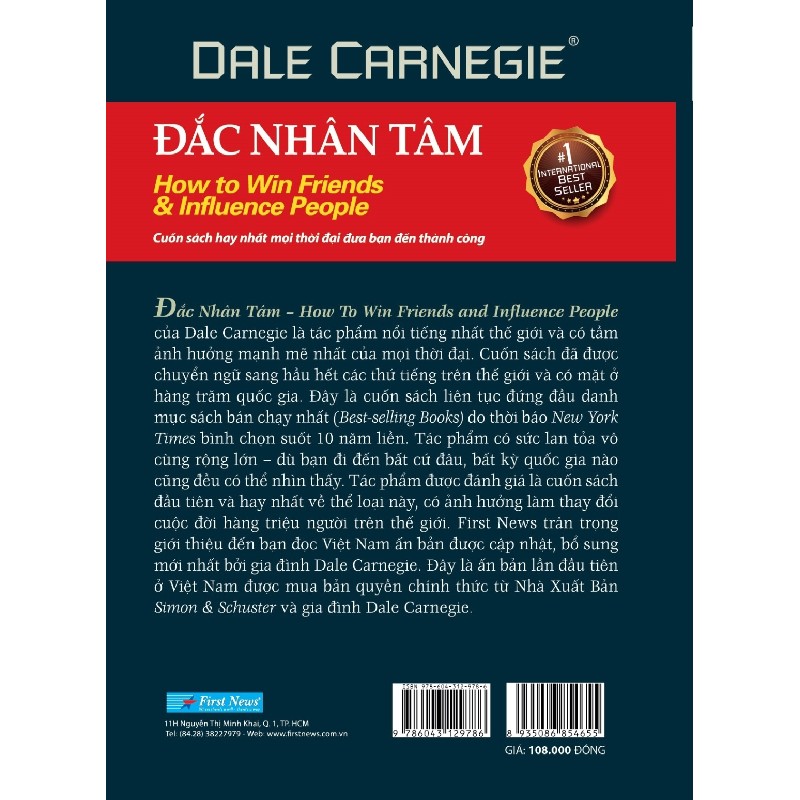 Đắc Nhân Tâm (Bìa Cứng) - Dale Carnegie 27804