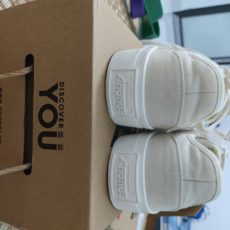 Giày ananas basas RAW - low top màu be 528553