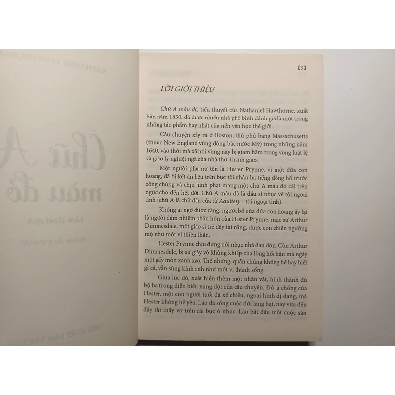 Chữ A Màu Đỏ - Nathaniel Hawthorne

 355863
