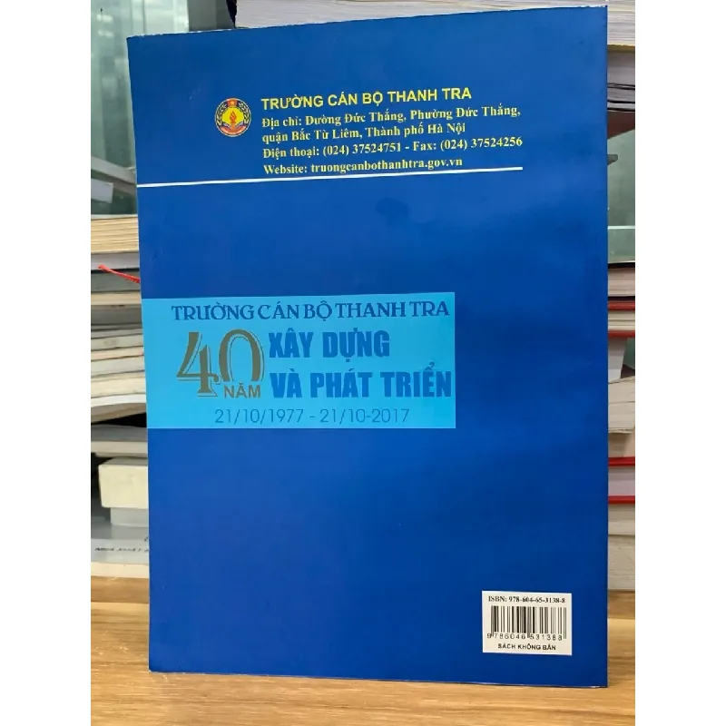 Trường cán bộ thanh tra 40 năm xây dựng và phát triển 718439