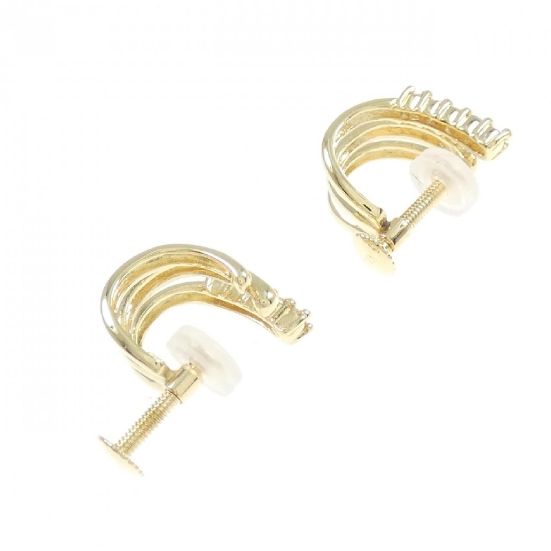 K18YG Bông tai kim cương 0.14CT - Hàng hiệu Chính hãng 874506