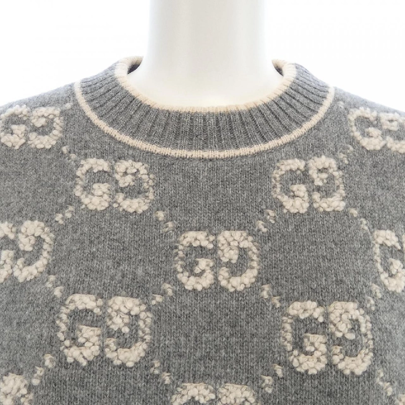 Gucci GG Boucle Wool Jacquard Top 770059 XKCNA Knit 630522
