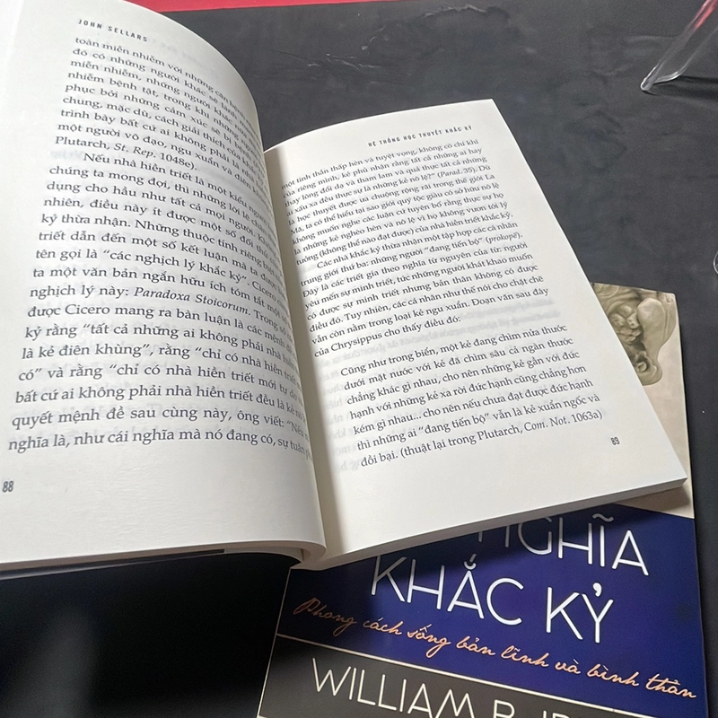 Chủ nghĩa khắc kỷ, Thuyết khắc kỷ WILLIAM B. Irvine, John Sellars 330517