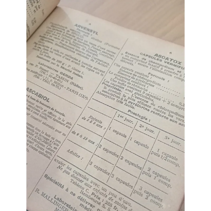 Dictionnaire de spécialités pharmaceutiques - Louis Vidal 559785