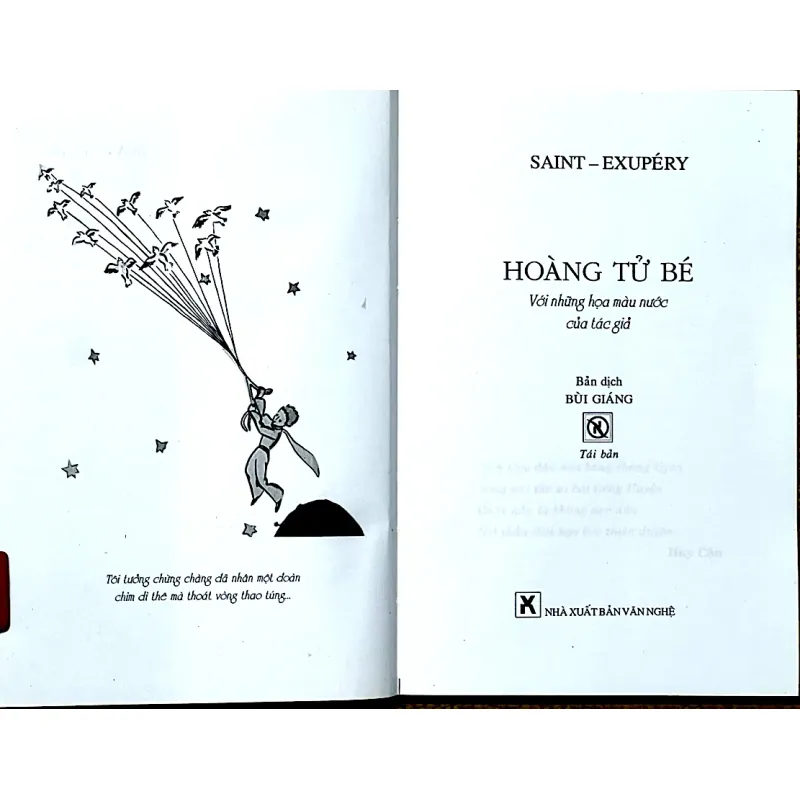 HOÀNG TỬ BÉ - SAINT EXUPÉRY - Bản dịch BÙI GIÁNG 1044743