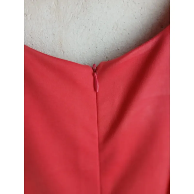 ĐẦM THUN XÊP LI MÀU ĐỎ 1030296