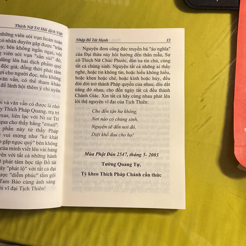 Nhập Bồ Tát Hạnh, Bồ Tát Tích Thiên(Shantideva)- Việt Dịch: Thích Nữ Trí Hải 688768
