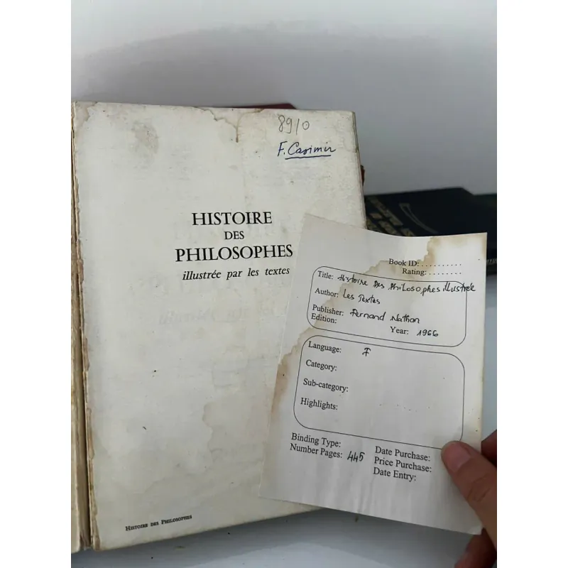 Histoire des philosophes illustrée par les textes - André Vergez and Denis Huisman 707562