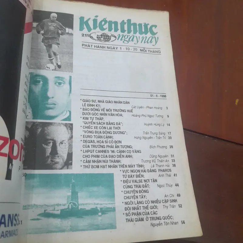 KIẾN THỨC NGÀY NAY số 211 ngày 01-6-1996 674210