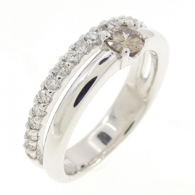 Nhẫn kim cương K18WG 0.48CT 672344