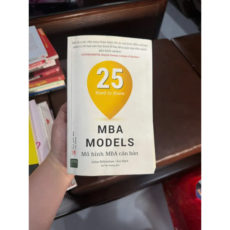 25 Mô Hình MBA Căn Bản – MBA Models | Sách tư duy kinh doanh & quản trị- K4 1026953