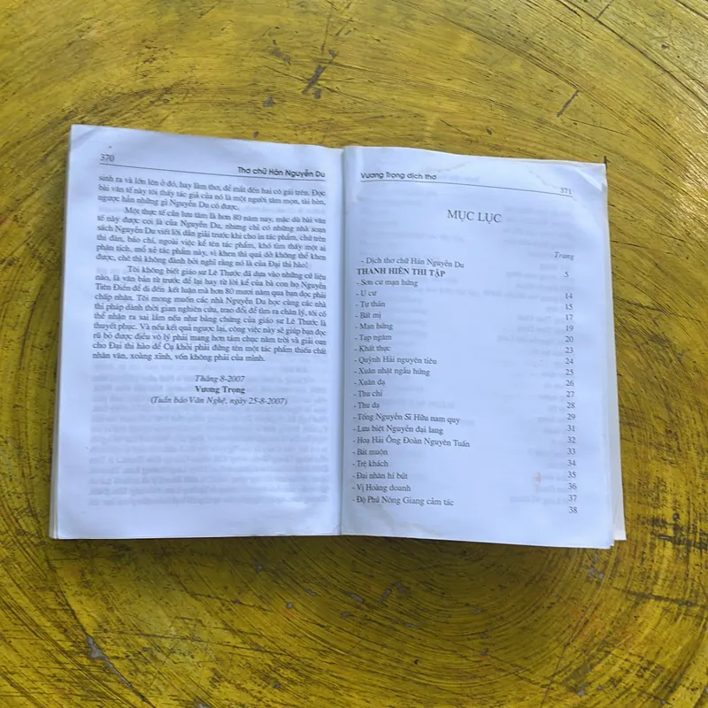 THƠ CHỮ HÁN NGUYỄN DU TOÀN TẬP- VƯƠNG TRỌNG DỊCH THƠ 609892