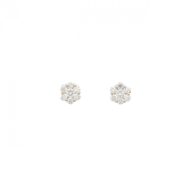 K18PG Bông tai hoa kim cương 0.50CT - Hàng hiệu Chính hãng 871383