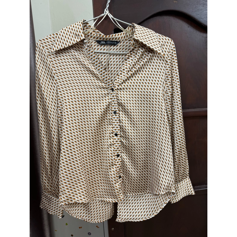 Sơ mi lụa Zara chính hãng  477949