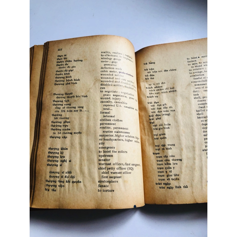 TỪ ĐIỂN QUÂN SỰ VIỆT – MỸ 1971 552523