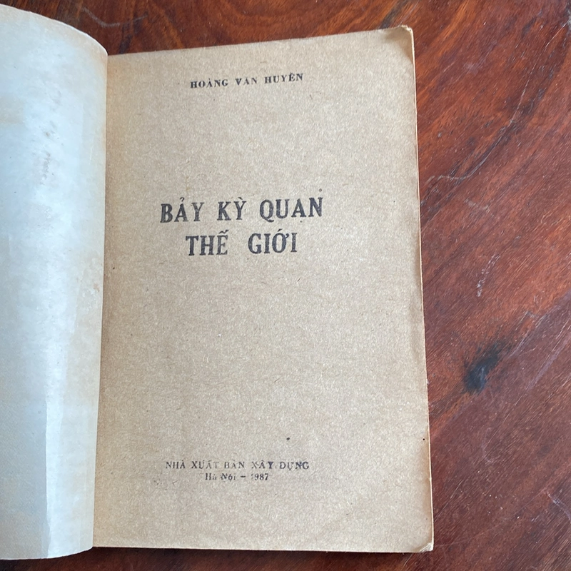 BẢY KỲ QUAN THẾ GIỚI (XB 1987) 474165