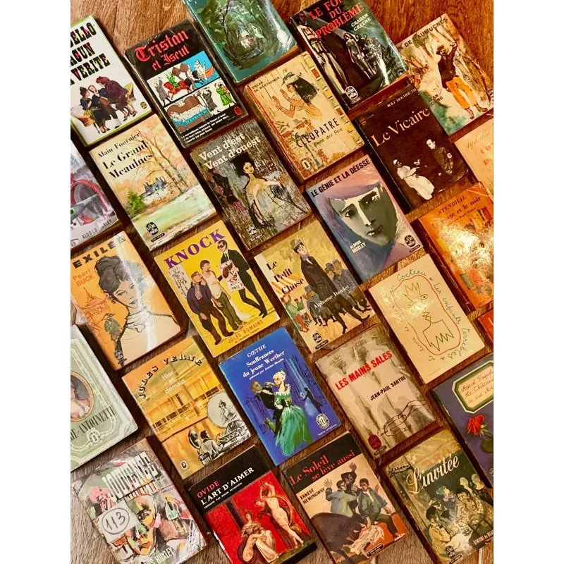 Sách Decor Vintage Pháp -  Le Livre de Poche 1960s 720279