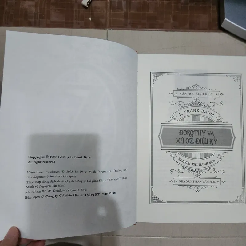 Sách Dorothy và xứ Oz diệu kỳ của Frank Baum mới 95% 527340