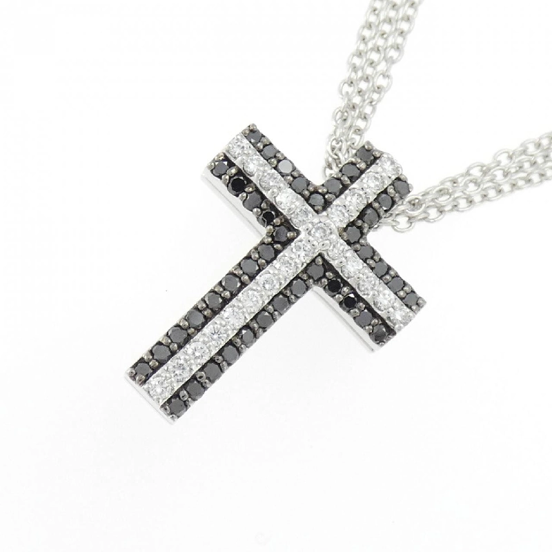 Ponte Vecchio Dây chuyền kim cương chéo 0.39CT - Hàng hiệu Authentic 841544